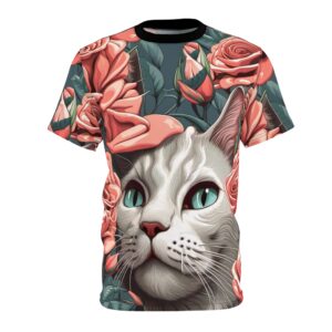 Rose Cat Unisex 3D Shirt