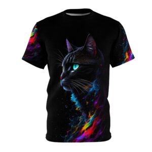 Art Black Cat Unisex 3D Shirt