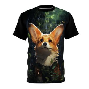 Corgi In Jungle Unisex 3D Shirt