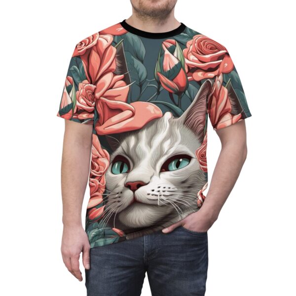 Rose Cat Unisex 3D Shirt