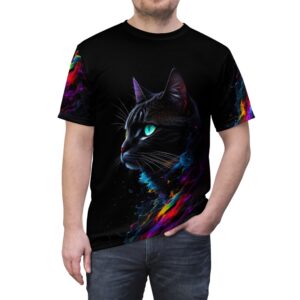 Art Black Cat Unisex 3D Shirt