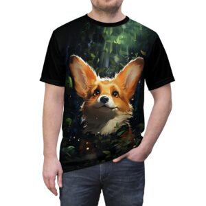 Corgi In Jungle Unisex 3D Shirt